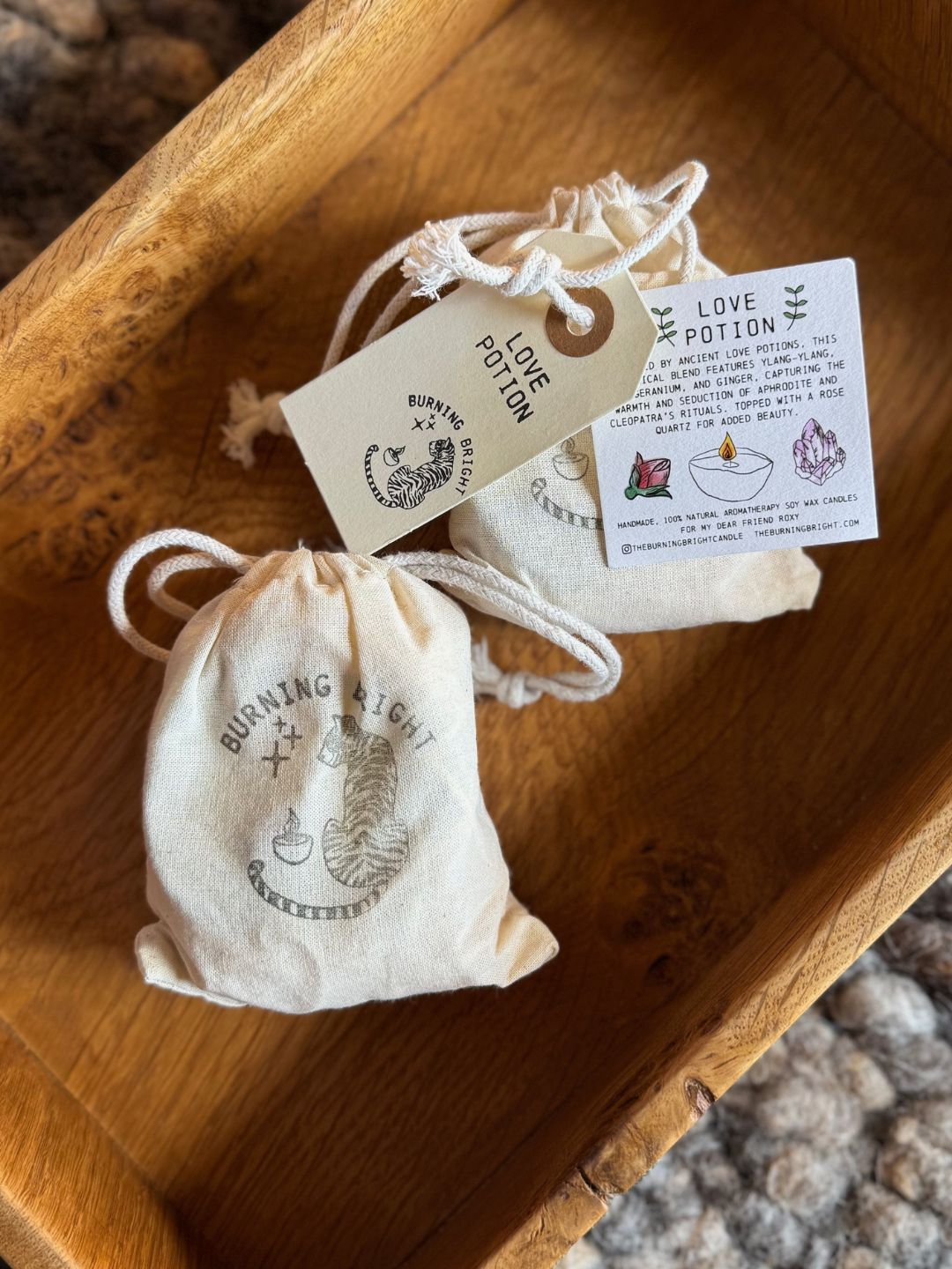 Therapeutic Candle in a Bag