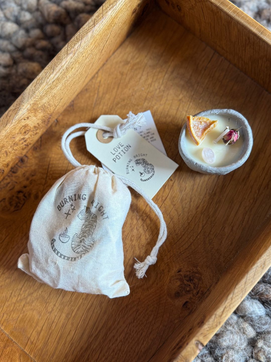 Therapeutic Candle in a Bag