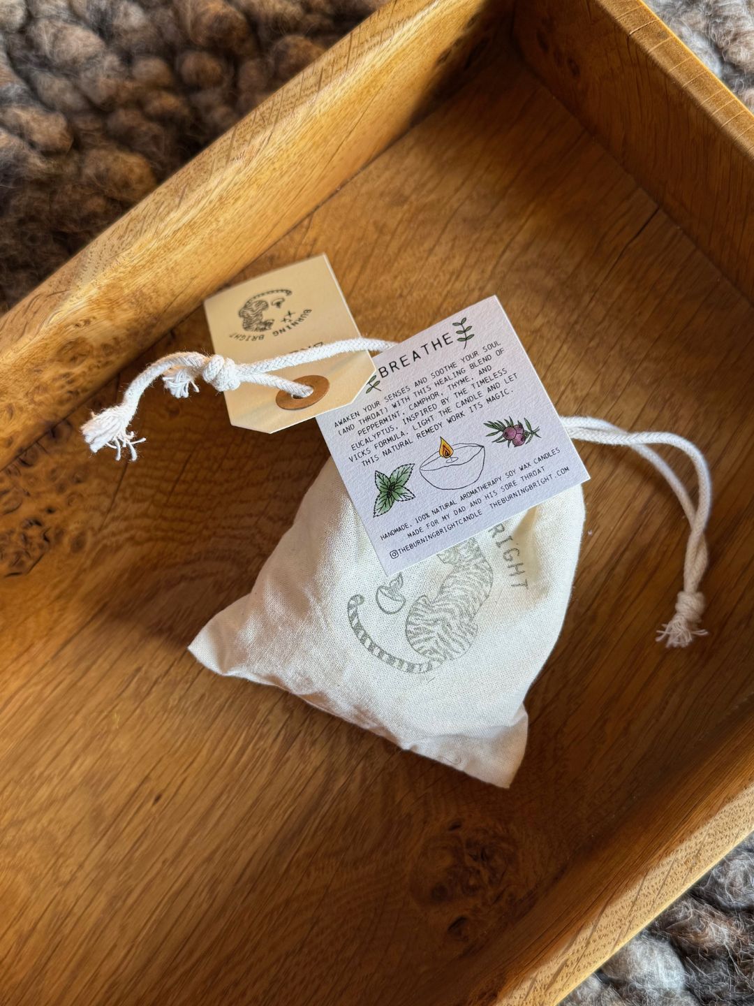 Therapeutic Candle in a Bag