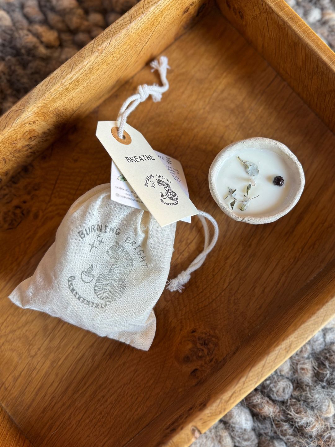 Therapeutic Candle in a Bag
