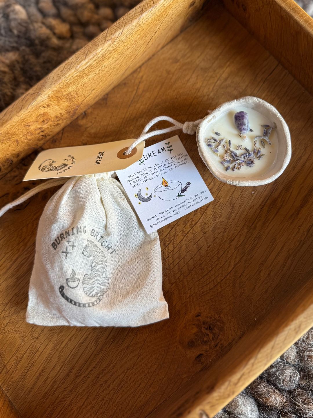 Therapeutic Candle in a Bag