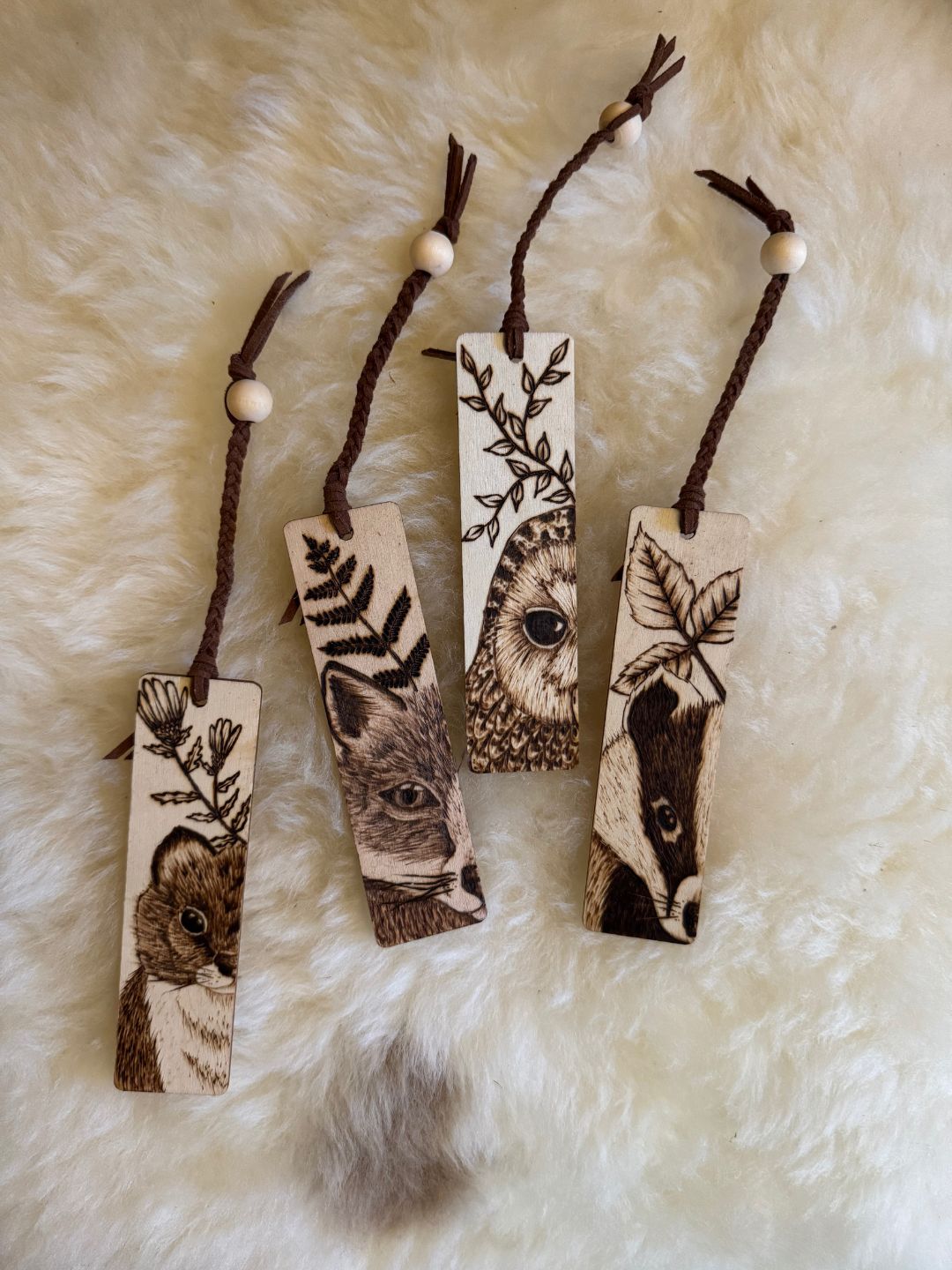 Woodland Animal Bookmarks