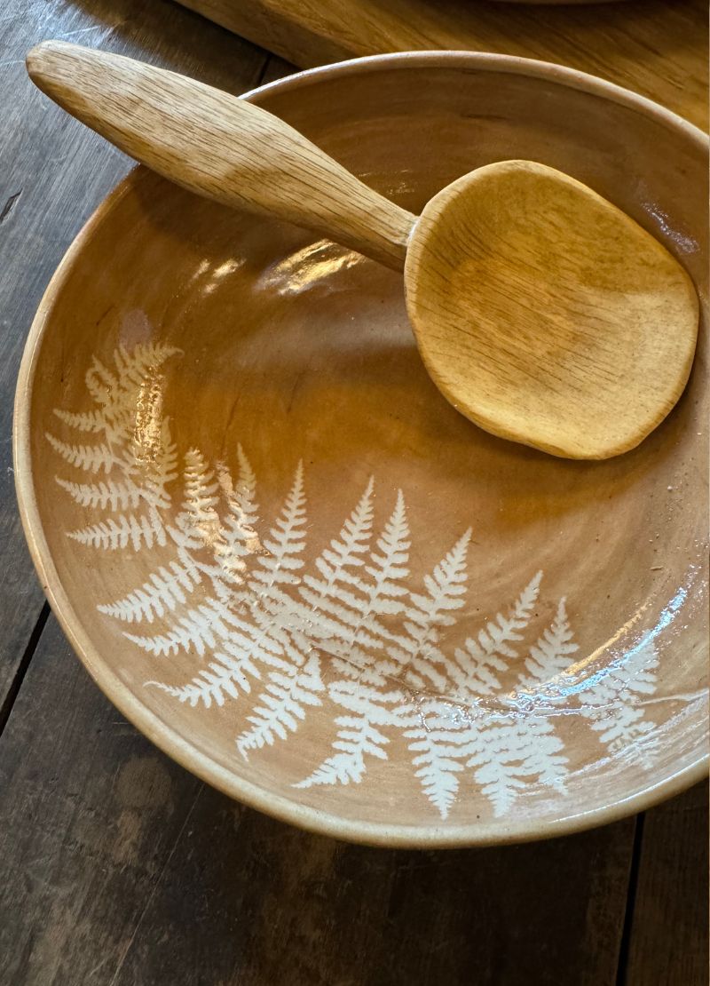 Fern leaf tableware