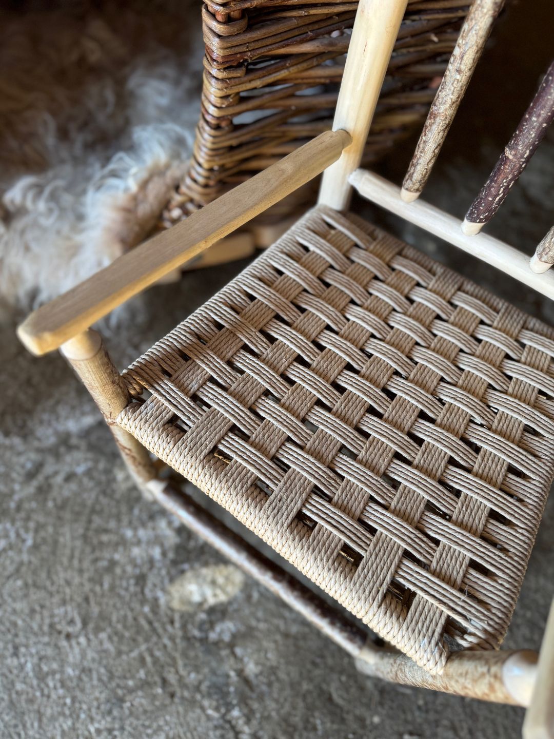 Small Coppiced Hazel Chairs