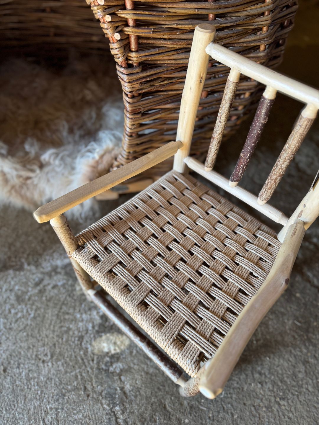 Small Coppiced Hazel Chairs