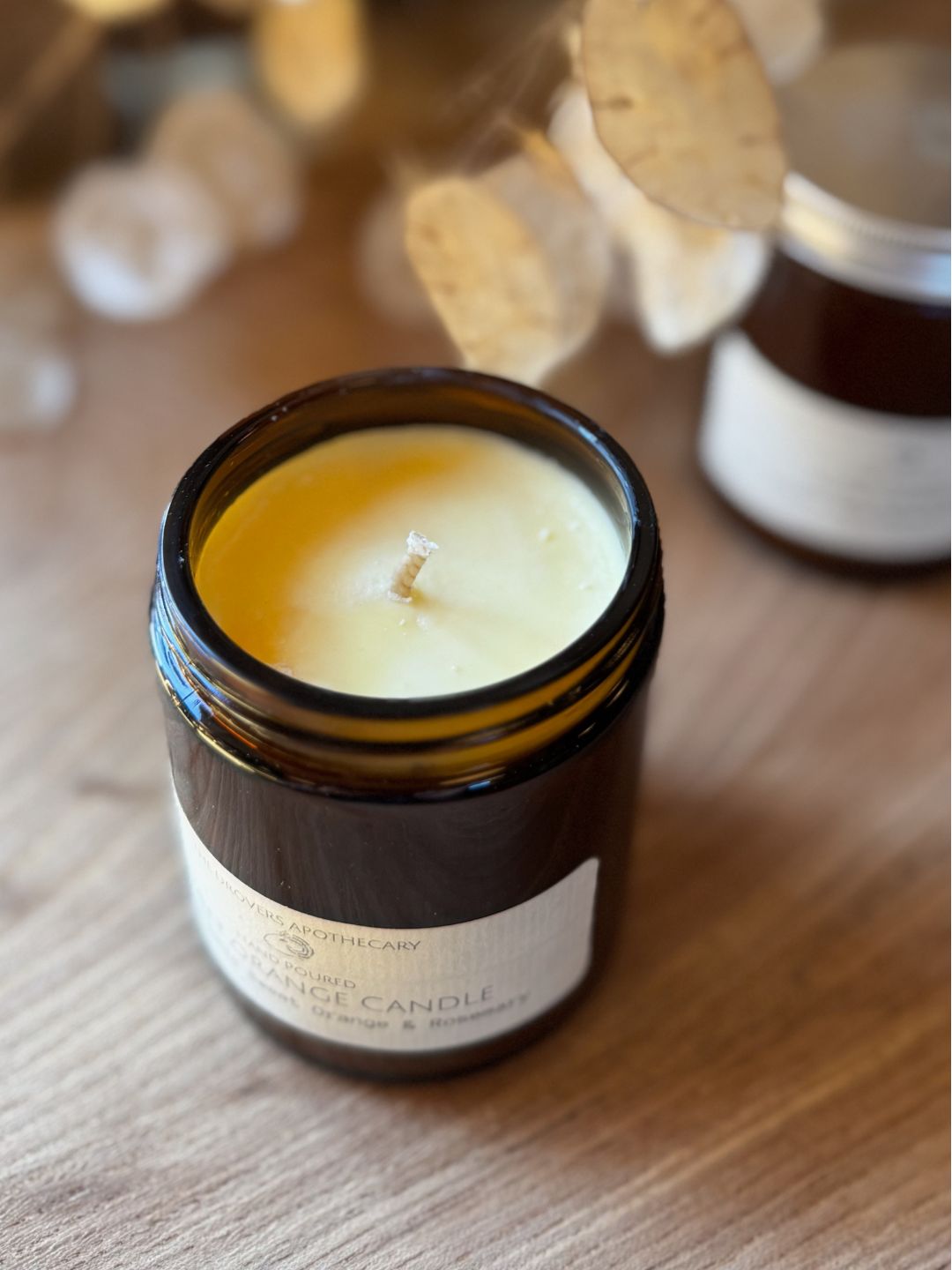 Sweet Orange Candle with Organic Essential Oils