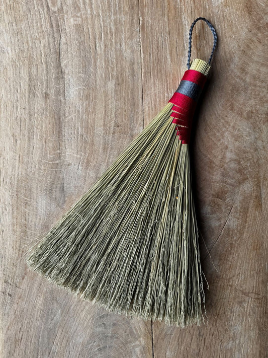 Broomcorn Brush - Red