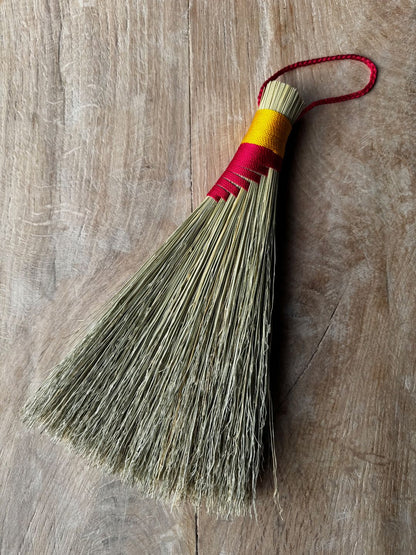 Broomcorn Brush - Red