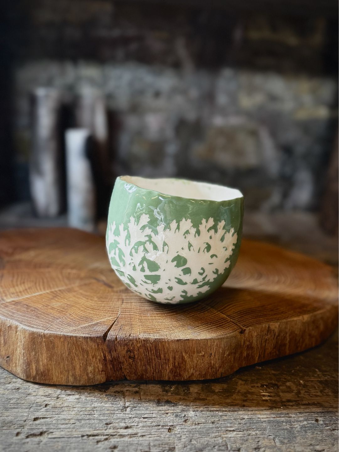 Green Leaf Planter Pot