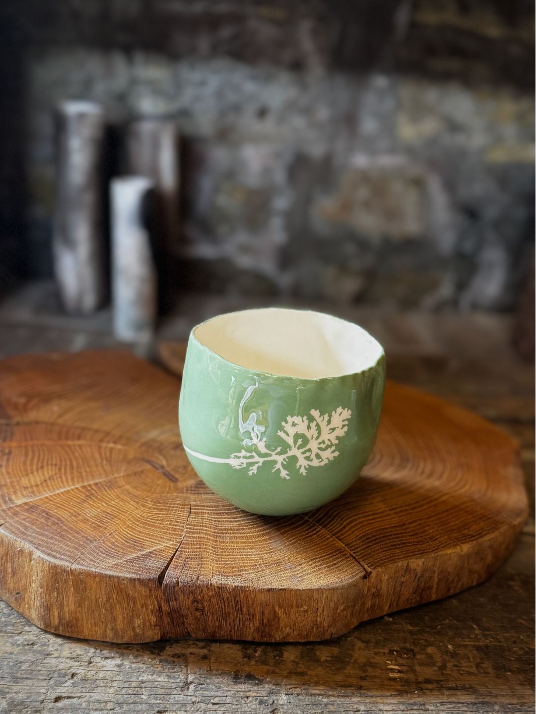 Green Leaf Planter Pot