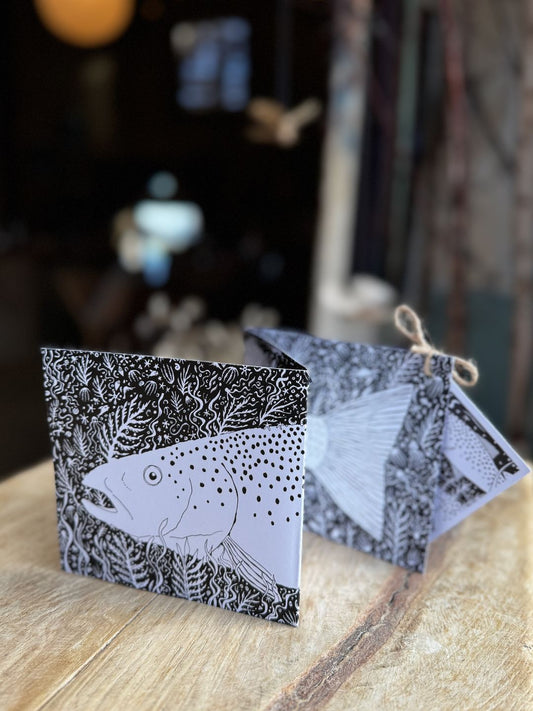 Illustrated Concertina Greetings Cards - set of 2