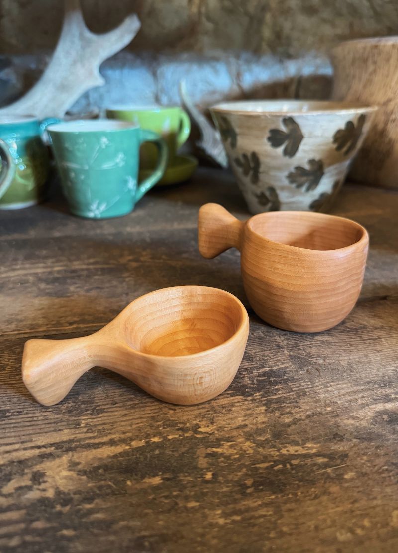 Wooden spoon cups