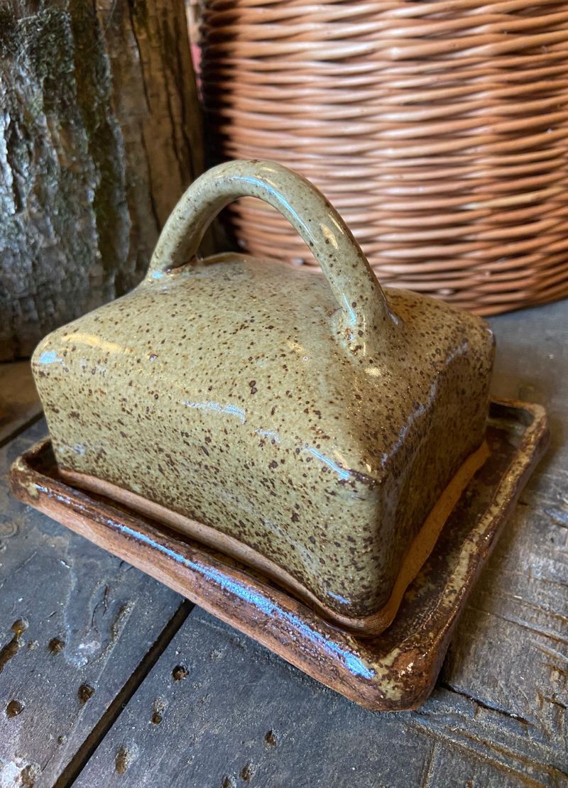 Woodfired Ceramic Butter Dish