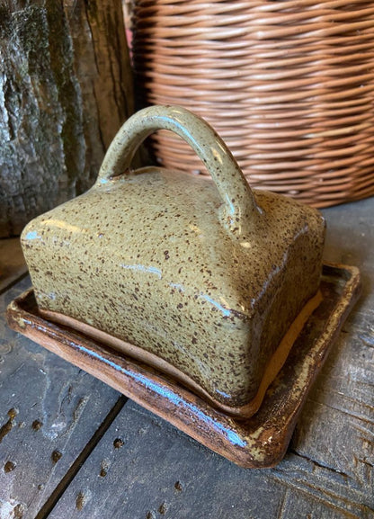 Woodfired Ceramic Butter Dish