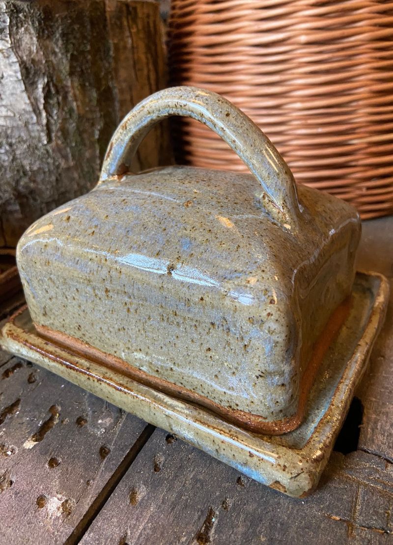 Woodfired Ceramic Butter Dish