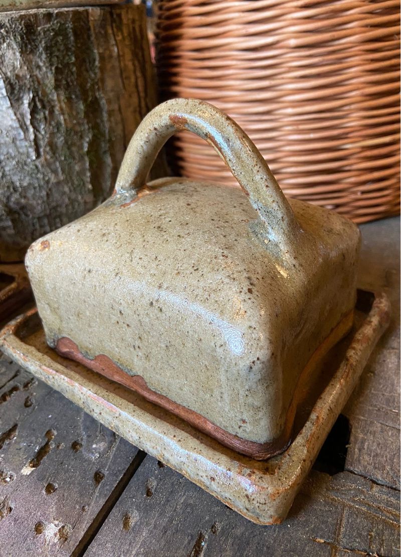 Woodfired Ceramic Butter Dish