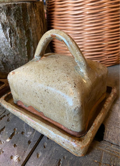 Woodfired Ceramic Butter Dish