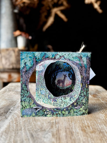 Woodland Concertina Greetings Cards - set of 4