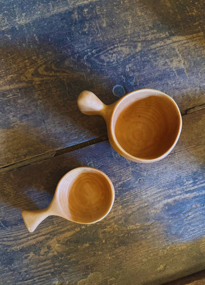 Wooden spoon cups