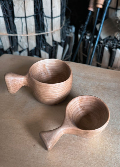 Wooden spoon cups