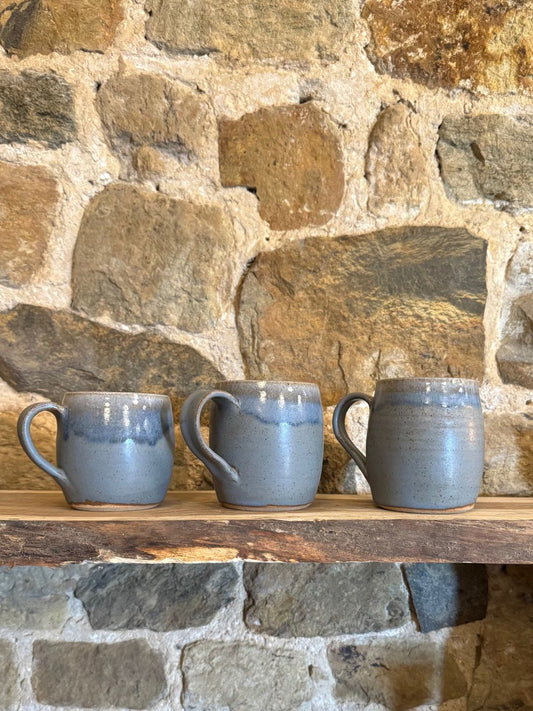 Blue Grey Stoneware Mug