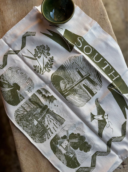 South Downs Tea Towel