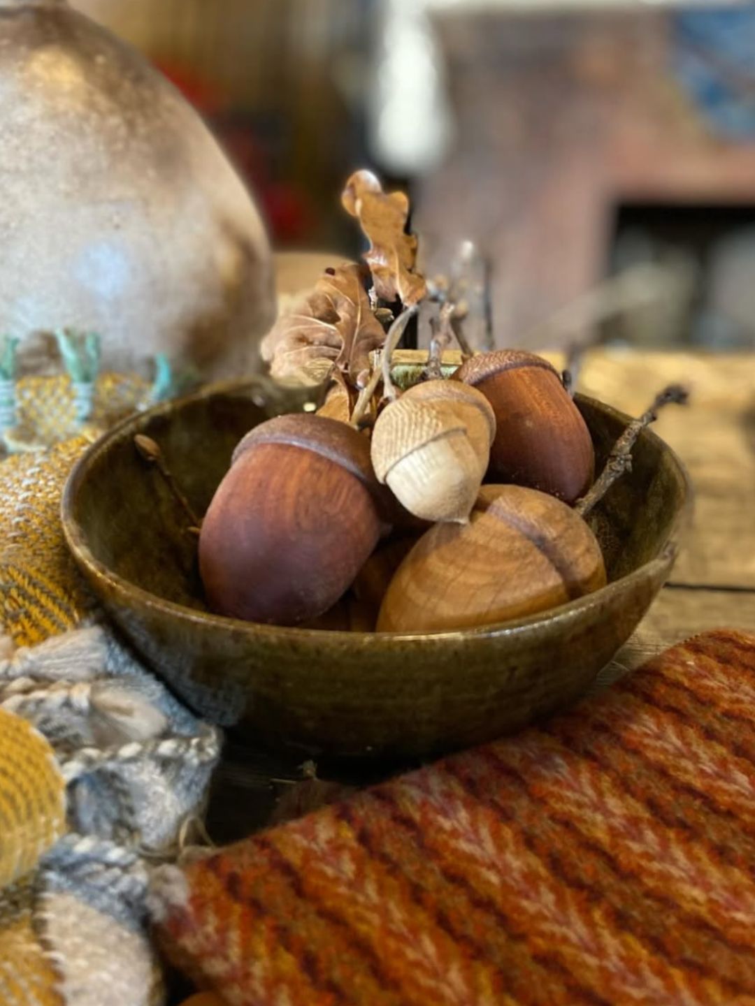 Wooden Acorns