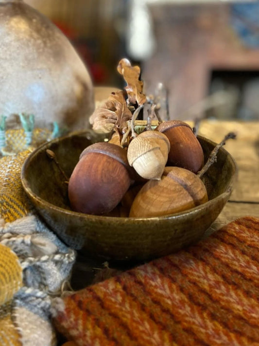 Wooden Acorns