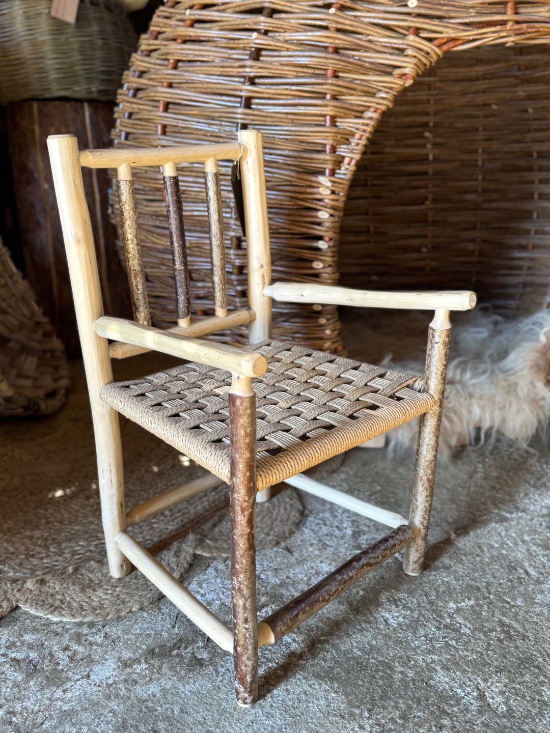 Small Coppiced Hazel Chairs