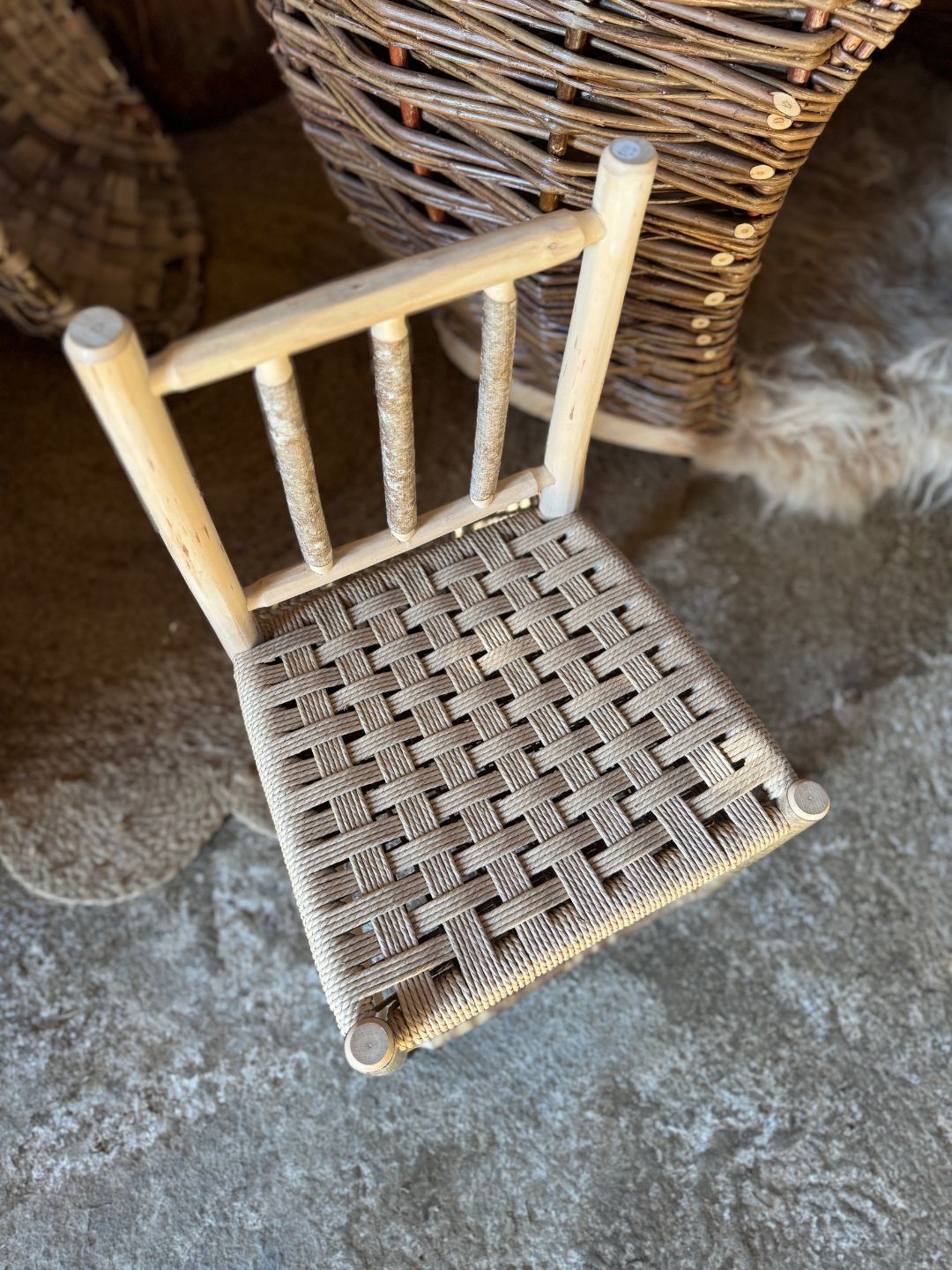 Small Coppiced Hazel Chairs