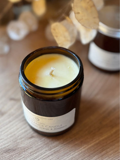 Sweet Orange Candle with Organic Essential Oils